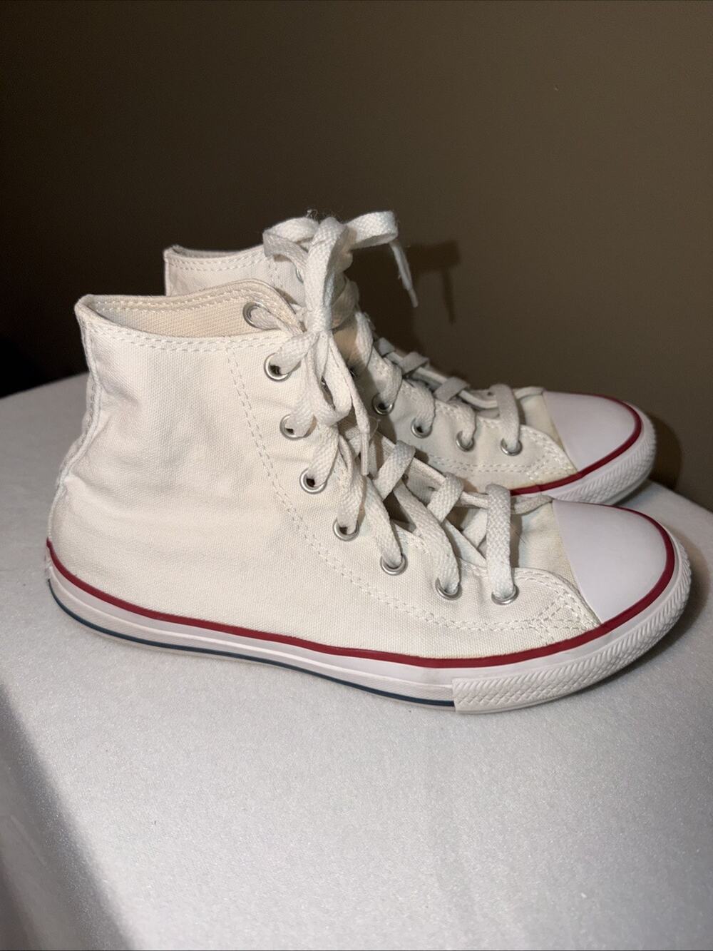 Converse Chuck Taylor All Star High Top White Shoes - Women’s Size 8